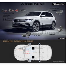 FOCAL INSIDE Speaker Upgrade Pack 6.2 Impulse to Fit VW TIGUAN 2016>